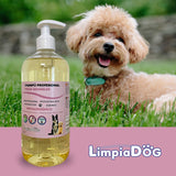 Shampooing Sensitive : Soignez et protégez la peau de votre animal avec notre shampooing hypoallergénique💧 500ml.
